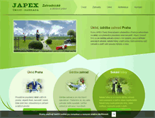 Tablet Screenshot of japex.cz